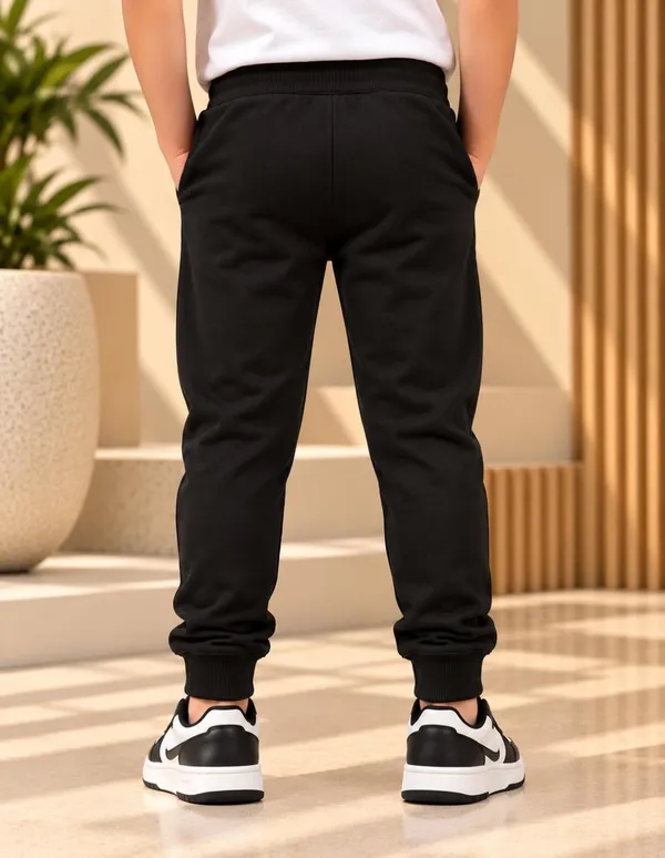 Nusyl_Boys_Pack_of_2_Black_&_Grey_Speed_King_Text_Printed_&_Striped_Arrows_Printed_Trackpants
