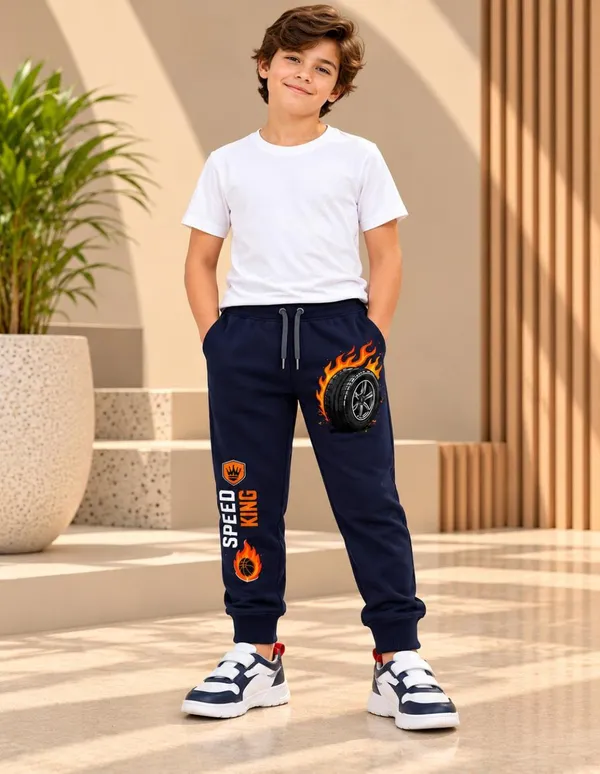 Nusyl_Boys_Pack_of_2_Navy_&_Black_Speed_King_Text_Printed_&_Tiger_Printed_Trackpants