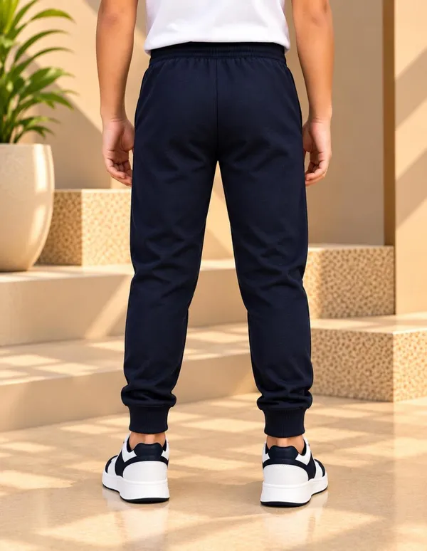 Nusyl_Boys_Pack_of_2_Navy_&_Black_Strips_Printed_&_Striped_Arrows_Printed_Trackpants