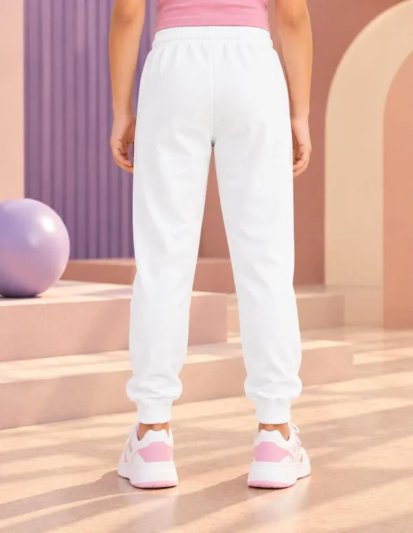 Nusyl_Girls_Pack_of_2_Orange_&_White_Butterfly_Printed_&_Heart_Printed_Trackpants