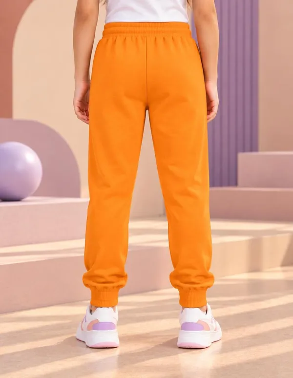 Nusyl_Girls_Pack_of_2_Orange_&_White_Butterfly_Printed_&_Heart_Printed_Trackpants