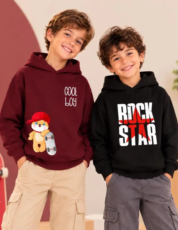 Nusyl_Boys_Black_&_Burgundy_Boys_Cool_Boy_&_Rock_Star_Text_Printed_Hoodie