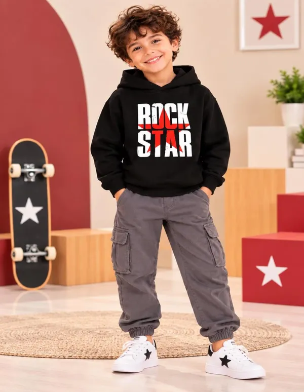 Nusyl_Boys_Black_&_Burgundy_Boys_Cool_Boy_&_Rock_Star_Text_Printed_Hoodie