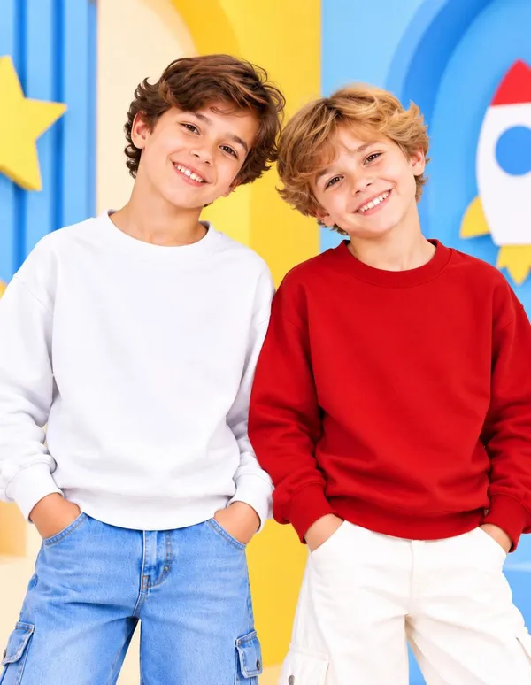 Nusyl_Boys_White_&_Red_Boys_Solid_Sweatshirt