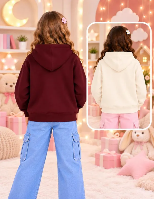 Nusyl_Girls_White_&_Burgundy_Girls_So_cool_&_Never_Stop_Dreaming_Text_Printed_Hoodie