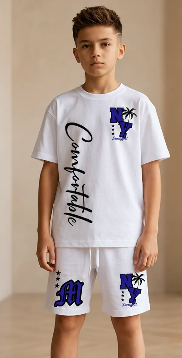 NUSYL_White_NY_Sunlight_Graphic_Kids_Co-ord_Set