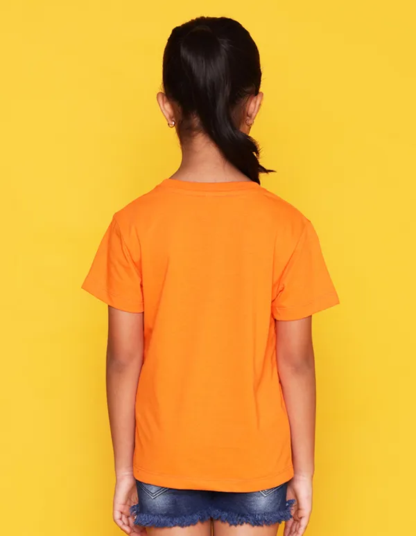 Orange_Solid_Round_Neck_Half_Sleeves_T-Shirt_For_Girls