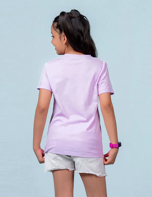 Lilac_Solid_Round_Neck_Half_Sleeves_T-Shirt_For_Girls