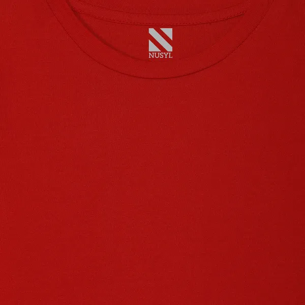 Red_Solid_Round_Neck_Half_Sleeves_T-Shirt_For_Girls