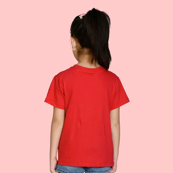 Red_Solid_Round_Neck_Half_Sleeves_T-Shirt_For_Girls
