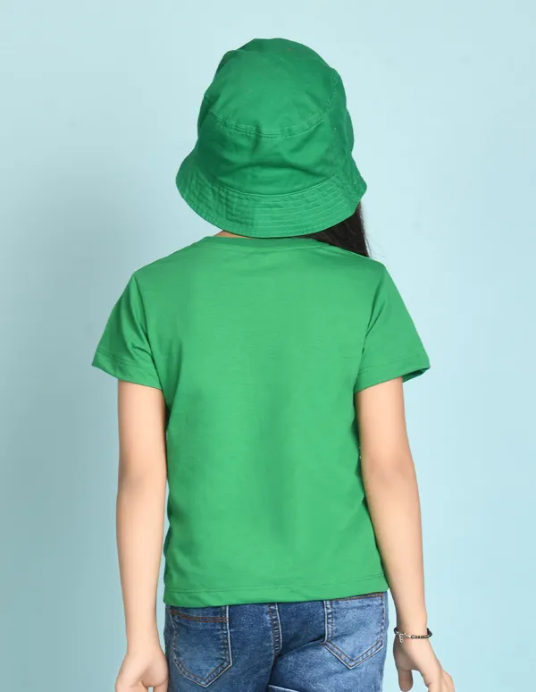 Green_Solid_Round_Neck_Half_Sleeves_T-Shirt_For_Girls