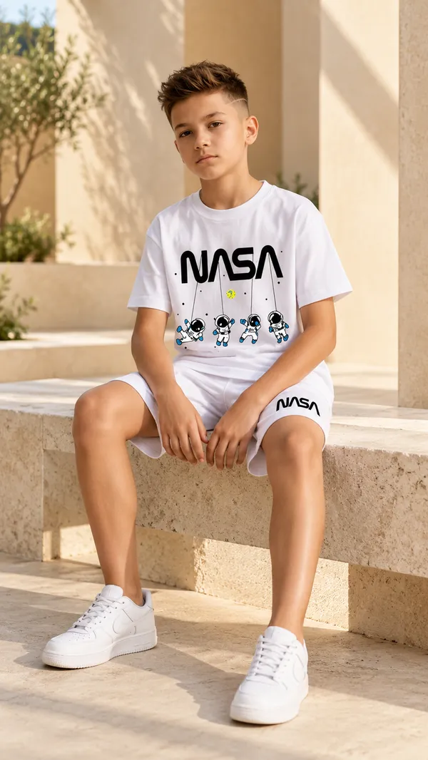 NUSYL_NASA_Astronaut_Kids_Co-ord_Set_β_White