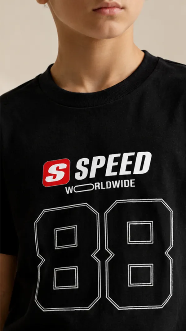 NUSYL_Black_Speed_88_Graphic_Kids_Co-ord_Set