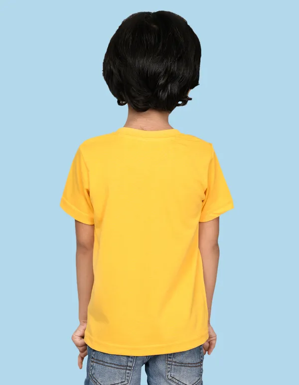 Yellow_Solid_Round_Neck_Half_Sleeves_T-Shirt_For_Boys