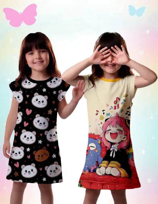 Nusyl_Girls_Black_&_Yellow_Girl_Printed_Dresses_Pack_Of_2_Soft_&_Comfortable_Dresses_Cozy_Summer_Wear_For_Kids_&_Teen_Girls