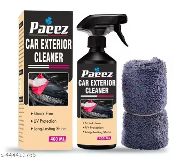 Car_Exterior_Cleaner_400Ml_Streakfree_Shine_With_Uv_Protection_And_Dashboard_Cleaner_&_Polish_400Ml_With_Microfiber_Cloth
