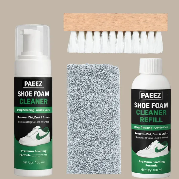 Shoe_Foam_Cleaner_Kit_Complete_Shoe_Care_Set_With_Brush_Cloth_&_Refill_100Ml_X_2