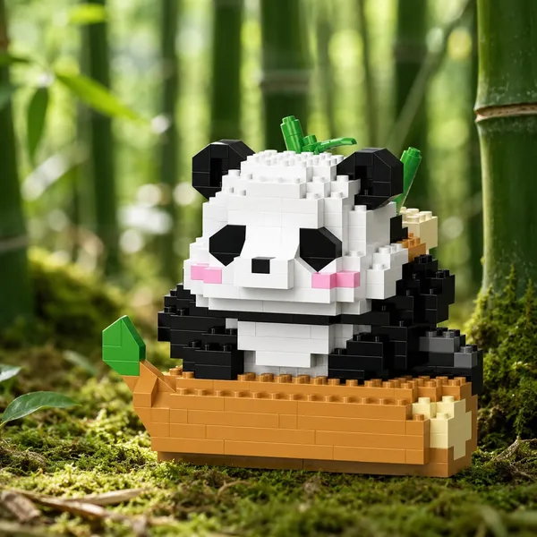 New_Playing_Panda_Building_Block_Toys_-_With_Bamboo
