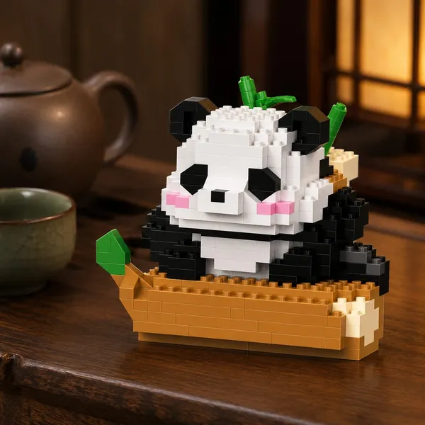 New_Playing_Panda_Building_Block_Toys_-_With_Bamboo