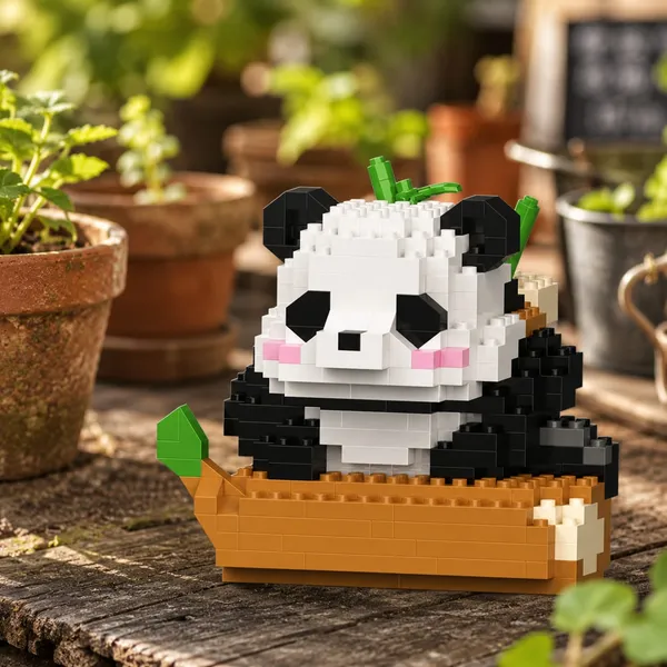 New_Playing_Panda_Building_Block_Toys_-_With_Bamboo