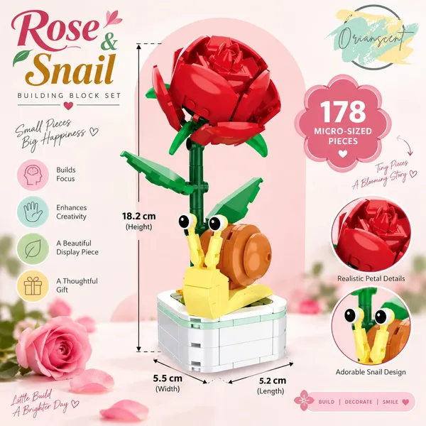 DIY_Rose_&_Snail_Building_Block_Kit