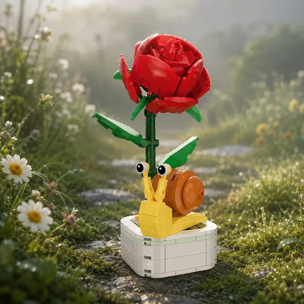 DIY_Rose_&_Snail_Building_Block_Kit