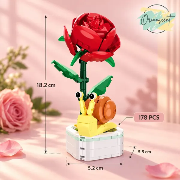 DIY_Rose_&_Snail_Building_Block_Kit