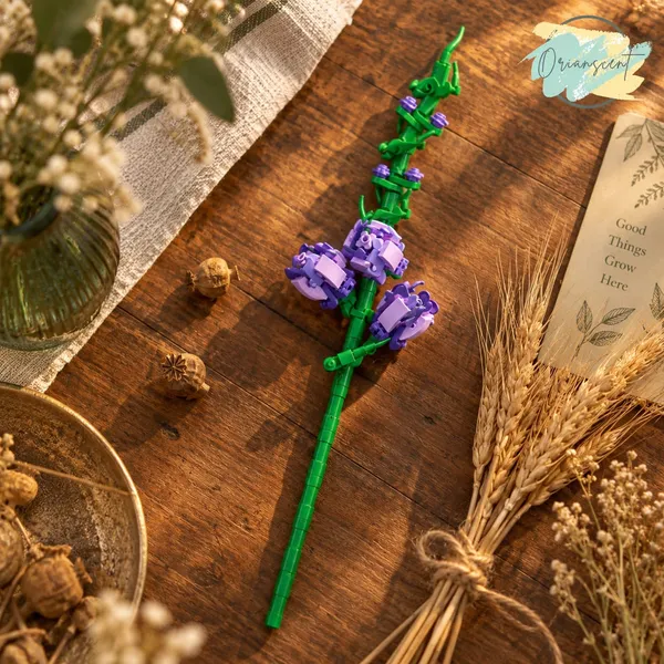 DIY_Purple_Gladiolus_Flower_Building_Block_Set_–_122_Pieces