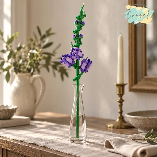 DIY_Purple_Gladiolus_Flower_Building_Block_Set_–_122_Pieces