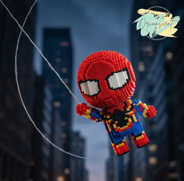 Big_Head_Spiderman_Micro_Building_Blocks_Set