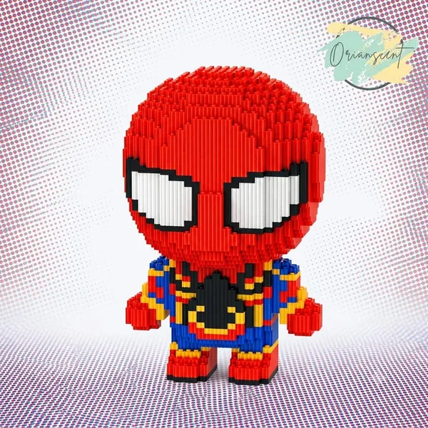 Big_Head_Spiderman_Micro_Building_Blocks_Set