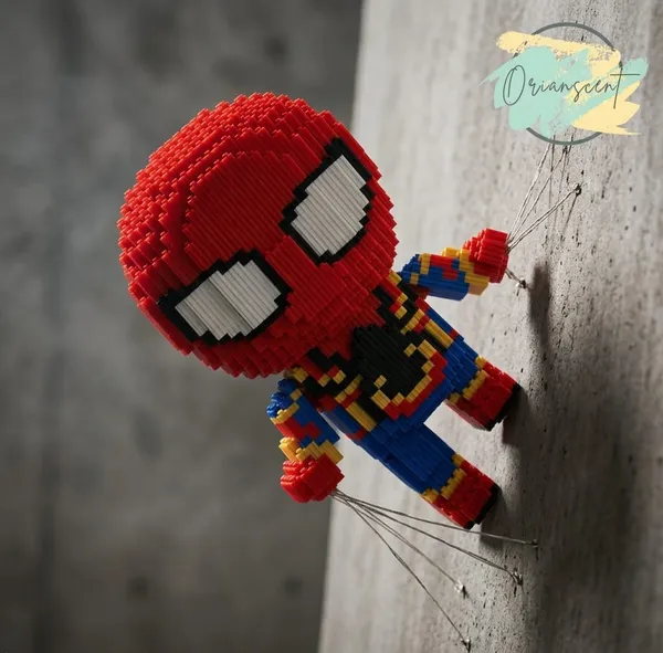Big_Head_Spiderman_Micro_Building_Blocks_Set
