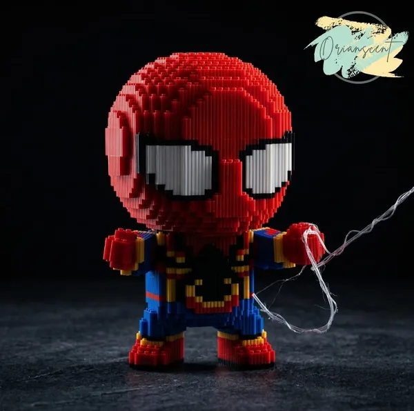 Big_Head_Spiderman_Micro_Building_Blocks_Set