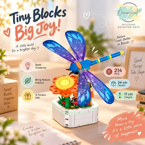 DIY_Dragonfly_&_Flower_Building_Block_Kit