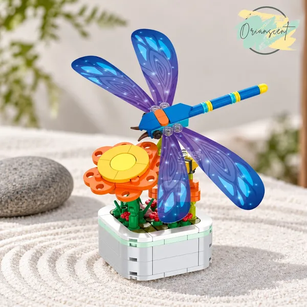 DIY_Dragonfly_&_Flower_Building_Block_Kit