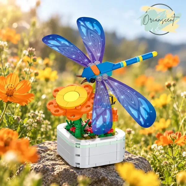 DIY_Dragonfly_&_Flower_Building_Block_Kit