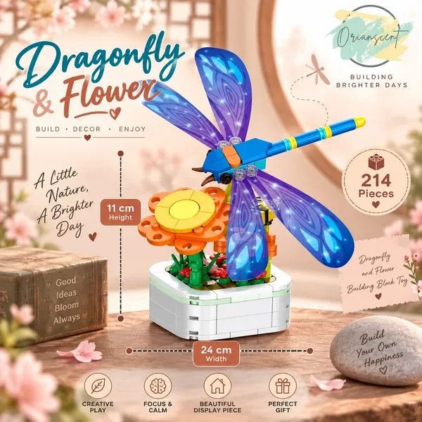DIY_Dragonfly_&_Flower_Building_Block_Kit