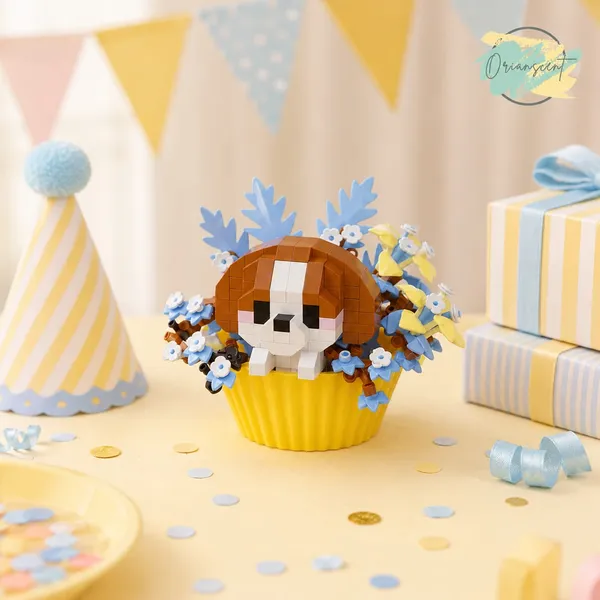 Orianscent_Building_Blocks_Panda_In_Flower_Pot_Animal_Theme_Diy_Construction_Toy_With_Display_Case_Educational_Diy_Construction_Toy_Kit_For_Kids_Creative_Animal_Building_Block_Set_Brown