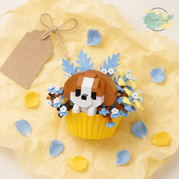 Orianscent_Building_Blocks_Panda_In_Flower_Pot_Animal_Theme_Diy_Construction_Toy_With_Display_Case_Educational_Diy_Construction_Toy_Kit_For_Kids_Creative_Animal_Building_Block_Set_Brown