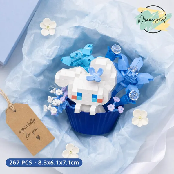 Crystal_Puppy_Flower_Pot_Nano_Block_Set