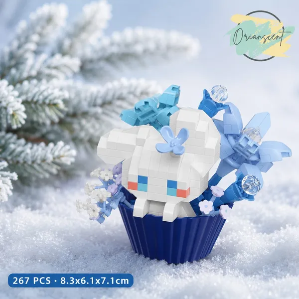 Crystal_Puppy_Flower_Pot_Nano_Block_Set