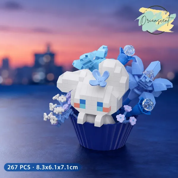 Crystal_Puppy_Flower_Pot_Nano_Block_Set