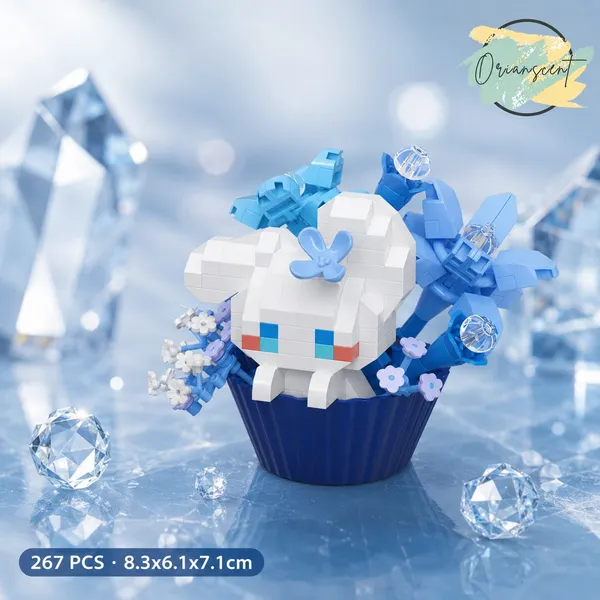 Crystal_Puppy_Flower_Pot_Nano_Block_Set