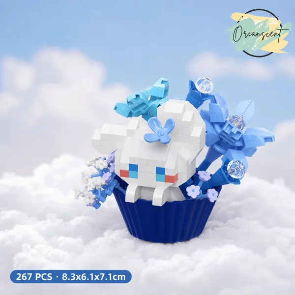 Crystal_Puppy_Flower_Pot_Nano_Block_Set