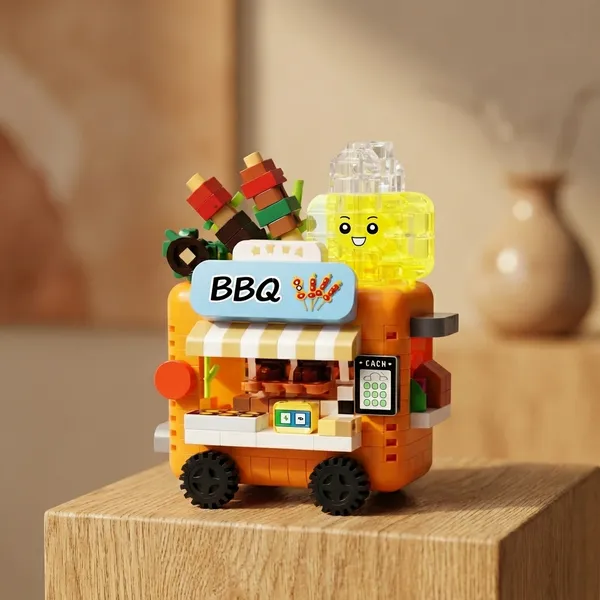 Orianscent_BBQ_Cart_Building_Block_Toys