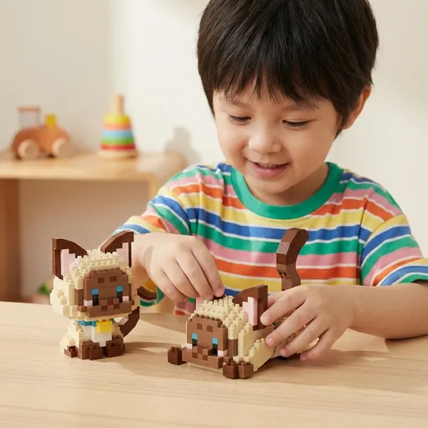Cat_Building_Block_Toy_-_Dark_Brown