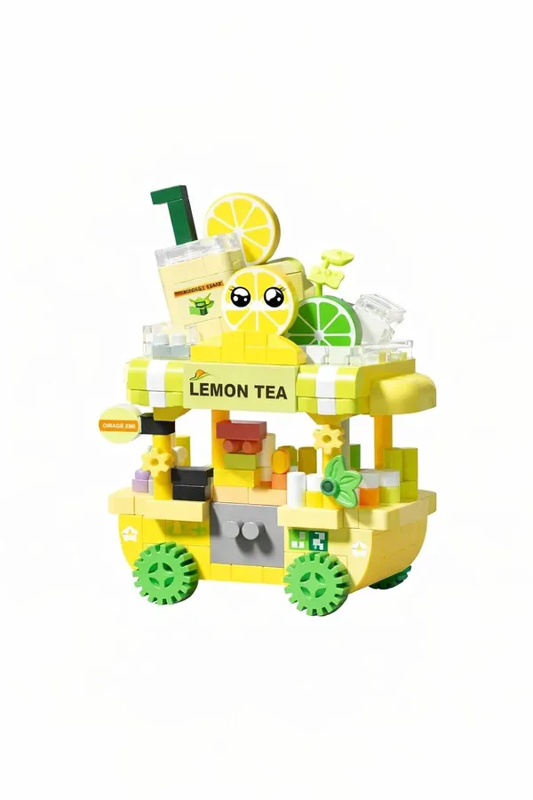 Lemon_Tea_Cart_Building_Block_Toys