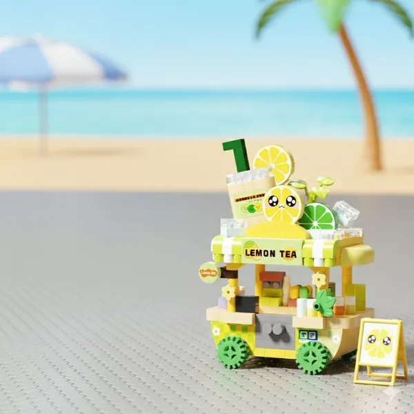 Lemon_Tea_Cart_Building_Block_Toys