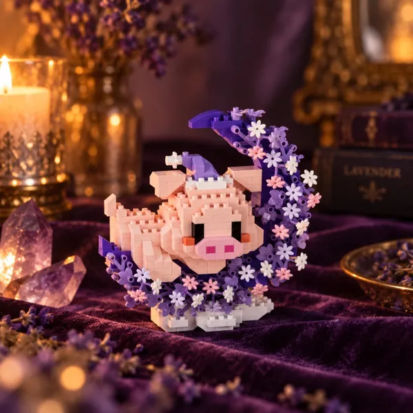 Lavender_Moon_Piglet_Mini_Building_Block_Set