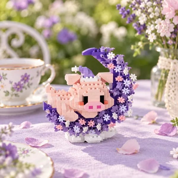 Lavender_Moon_Piglet_Mini_Building_Block_Set